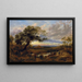 Evening - John Linnell — framed artwork on a wall
