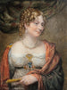 portret van Anne Law née Towry, 1e dame van Ellenborough - John Linnell — weergave van het kunstwerk