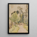 Study of Trees at Bayswater London - John Linnell — framed artwork on a wall