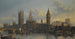 The Palace of Westminster from the Thames - John MacVicar Anderson — artwork view