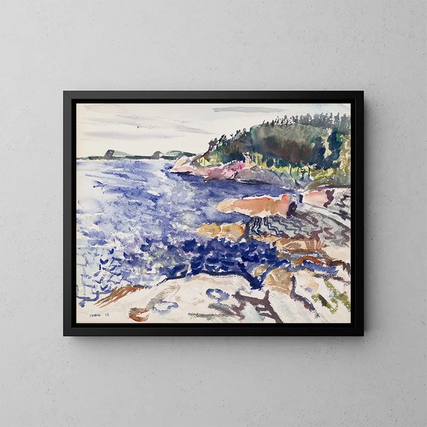 Côte du Maine - John Marin — framed artwork on a wall