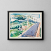 op de route van Sparkill, New York - John Marin — ingelijst kunstwerk aan de muur