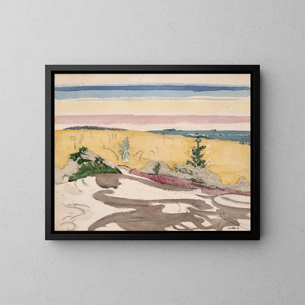 Petit Point Maine - John Marin — framed artwork on a wall