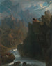 De bard - John Martin — weergave van het kunstwerk