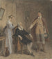 Le roi Lear et Cordélia - John Massey Wright — weergave van het kunstwerk