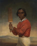 portret van Nannultera, een jonge cricketspeler uit Poonindie - John Michael Crossland — weergave van het kunstwerk
