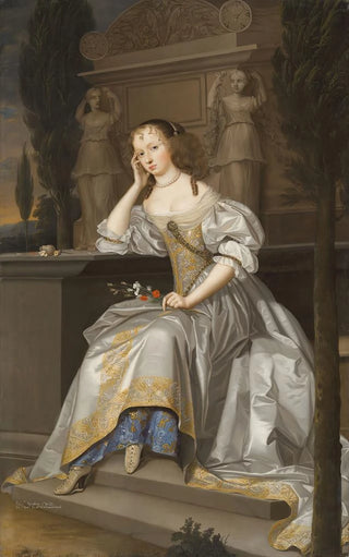John Michael Wright - A posthumous portrait of Elizabeth Countess of Westmorland.webp