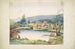 Mission de Coeur d'Alene, rivier Saint-Ignace - John Mix Stanley — weergave van het kunstwerk