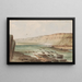 Columbia River monding van de Deschutes - John Mix Stanley — ingelijst kunstwerk aan de muur