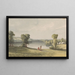 Lac de l'éclair - John Mix Stanley — ingelijst kunstwerk aan de muur