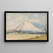 van het Mont Rainier schilderij gezien vanaf Steilacoom - John Mix Stanley — ingelijst kunstwerk aan de muur