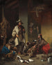 La cabane des trappeurs - John Mix Stanley — weergave van het kunstwerk