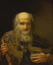 Een gepensioneerde van de Revolutie - John Neagle — weergave van het kunstwerk