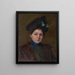 Portret van Winifred Brady - John Ottis Adams — ingelijst kunstwerk aan de muur