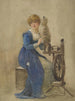 Vrouw die draait - John Parker — weergave van het kunstwerk