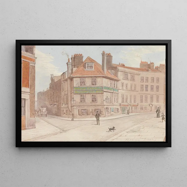 John Phillipps Emslie - Northumberland Head Inn at Corner of Fort St and Gun St Spitalfields.webp
