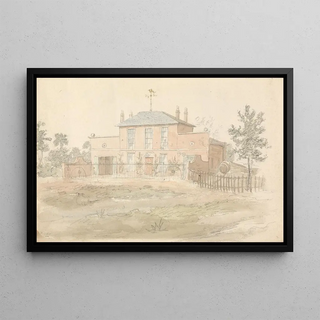 John Preston Neale - House with Weathercock.webp