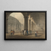 La cour du Royal Exchange - John Preston Neale — ingelijst kunstwerk aan de muur