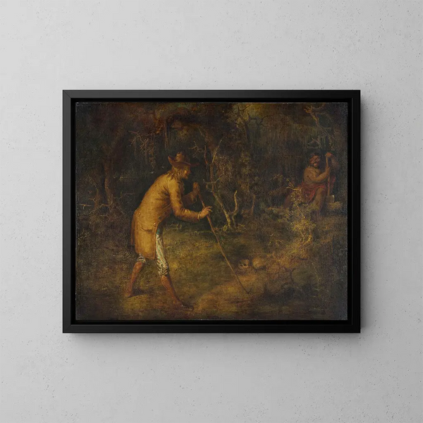 The Devil and Tom Walker - John Quidor — framed artwork on a wall
