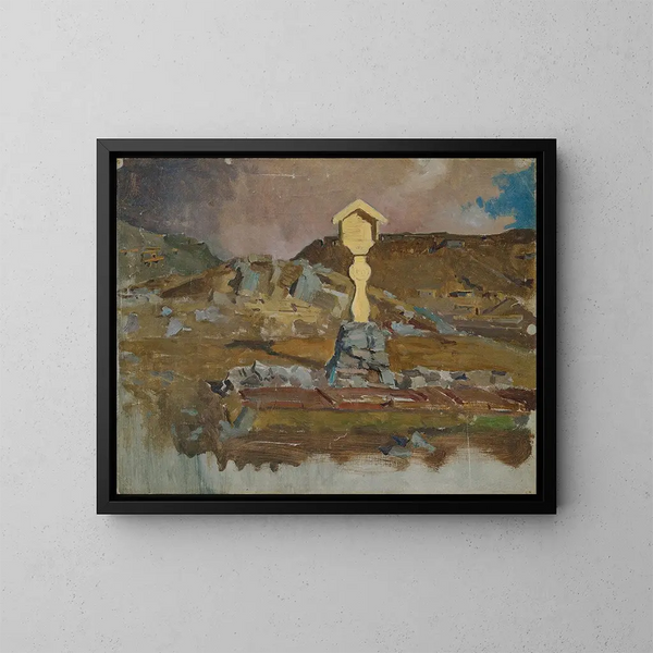 Tomb of a Soldier - John Quincy Adams — framed artwork on a wall