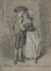 Alors elle l'attrapa et l'embrassa Proverbes Chapitre VII Verset 13 - John Raphael Smith — weergave van het kunstwerk