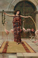 Une difficulté égyptienne à l'époque d'Auguste - John Reinhard Weguelin | Reproduction — weergave van het kunstwerk
