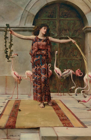 John Reinhard Weguelin - An Egyptian Difficulty in the Time of Augustus.webp