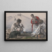 Indianen ruilen - John Richard Coke Smyth — ingelijst kunstwerk aan de muur