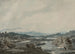 Italiaans landschap - John Robert Cozens — weergave van het kunstwerk