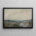 Italiaans landschap - John Robert Cozens — ingelijst kunstwerk aan de muur