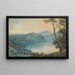 Lac de Nemi en stad Genzano - John Robert Cozens — ingelijst kunstwerk aan de muur