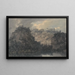 Op het Nemi-meer - John Robert Cozens — ingelijst kunstwerk aan de muur