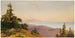 Monts Santa Cruz, baai van Monterey, Pacifische Oceaan - John Ross Key — weergave van het kunstwerk