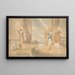Two hunting scenes - John Rubens Smith — framed artwork on a wall