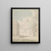 Washington Monument looking north on Washington Place in Baltimore, Maryland - John Rubens Smith — framed artwork on a wall