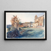 Het Tuin van San Miniato bij Florence - John Ruskin — ingelijst kunstwerk aan de muur