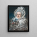 mevrouw William Man Godschall Sarah Godschall 1730-1795 - John Russell — ingelijst kunstwerk aan de muur