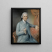 Portret van George Medley - John Russell — ingelijst kunstwerk aan de muur
