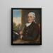 portret van Samuel Buck (1745 - 1806) uit Ulley Carnaby - John Russell — ingelijst kunstwerk aan de muur