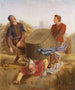 Buck Washing op Datchet Mead in De Vrolijke Vrouwen van Windsor III V - John S. Clifton — weergave van het kunstwerk