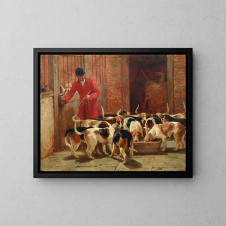 John Sargent Noble - Beagles before the Hunt.webp
