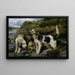 Jacht op otter op de spoorlijn - John Sargent Noble — ingelijst kunstwerk aan de muur