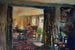 Engels interieur schilderij oud - John Scott Williams — weergave van het kunstwerk