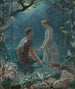 Hermia en Lysander A Midsummer Night's Dream - John Simmons — weergave van het kunstwerk