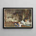 Een Venetiaanse trattoria - John Singer Sargent — ingelijst kunstwerk aan de muur