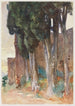 Alhambra Grenade - John Singer Sargent — weergave van het kunstwerk