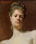 Model blondine - John Singer Sargent — weergave van het kunstwerk