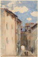 Camprodon Spanje - John Singer Sargent — weergave van het kunstwerk