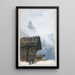 Chalets Mürren - John Singer Sargent — ingelijst kunstwerk aan de muur