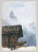 Chalets Mürren - John Singer Sargent — weergave van het kunstwerk